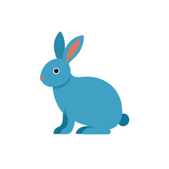 rabbit icon clipart vector on transparent background