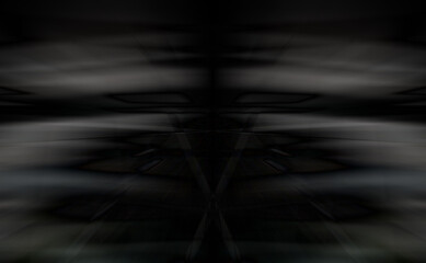 黒、灰の無彩の色がベースで、抽象的で暗い不思議な空間をイメージしてデザインした背景、壁紙、テクスチャ