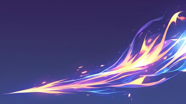 Plasma fire effect animation, shooting plasma effect, Looping motion