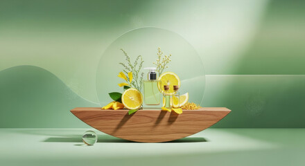Refreshing Citrus Eau de Toilette with Natural Botanicals and Zesty Fruit Accents