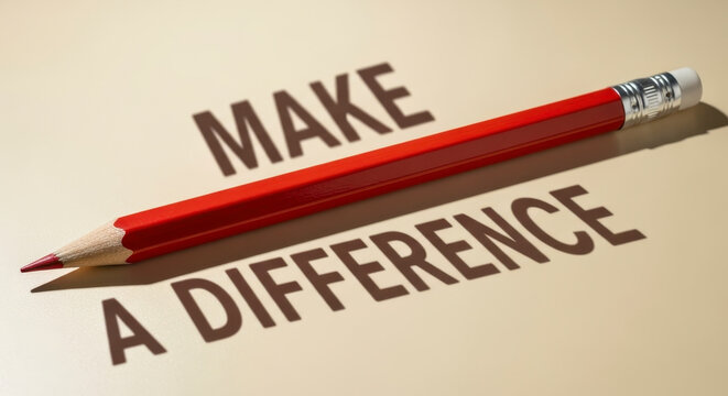 Make A Difference With A Simple Pencil And Positive Message