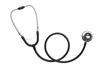 Essential medical stethoscope for professional healthcare diagnosis and patient care, symbolizing health and expertise