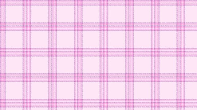 Pink Lavender Plaid Loop - Soft Pastel Buffalo Check Pattern Scrolling Right