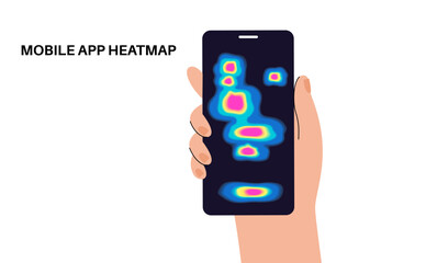 Mobile app heatmap