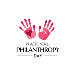 Obraz premium National Philanthropy Day