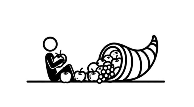 Cornucopia of Abundance: Stick Figure Harvest