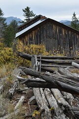 old log cabin