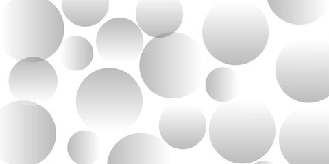 Abstract illustration featuring a pattern of overlapping white circles with subtle shading and a clean background.