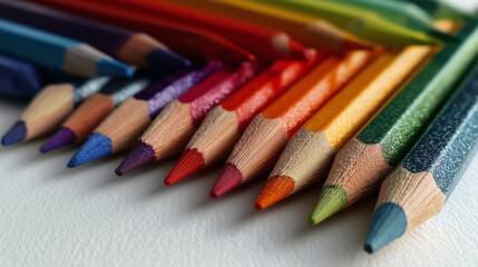 Fototapeta premium Vibrant Sketchpens Arrangement Representing Creativity and Artistic Expression