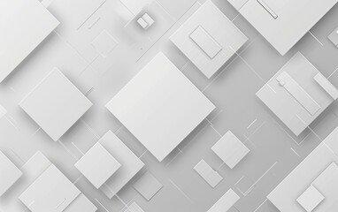 Obraz premium Squares Abstract Background Pattern, geometric shapes, gray, backdrop, presentation