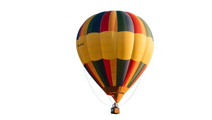 Fototapeta premium A hot air balloon isolated background