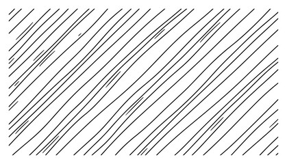 Obraz premium Hand drawn diagonal lines seamless pattern. Abstract sketchy background. Simple doodle texture with slanted stripes. Monochrome vector illustration for wallpaper textile or wrapping paper.