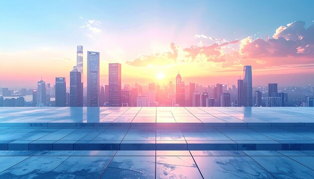 ESG Business horizontal banner background