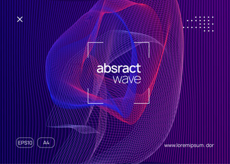 Techno Set. Edm Festival Graphic. Dance Poster. Concert Cover. Violet Night Club Flyer. Electronic Beat Illustration. Blue Fest Event. Green Techno Set