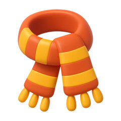 Festive 3D Cartoon Toy Scarf for a Winter Wonderland Decoration