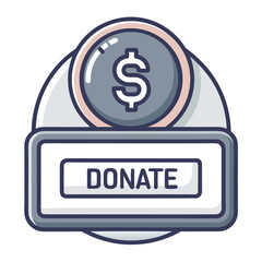 Donate Vector Template