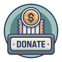 Donate Vector Template