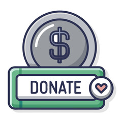 Donate Vector Template