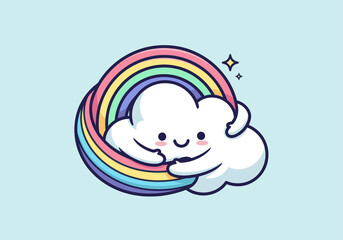 Rainbow Cloud Logo