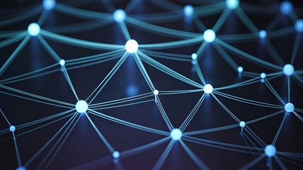 A detailed visualization of a digital network.