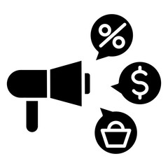 Promotions Glyph Icon