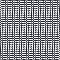 Small circles create a dense chainmail or texture.