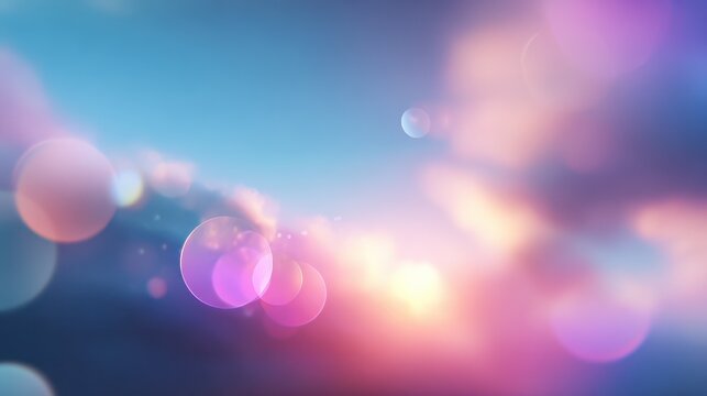 abstract light leaks and the peaceful beauty of a clear sky background overlay abstract graphic overlay in neon blurred style - Powered by Adobe