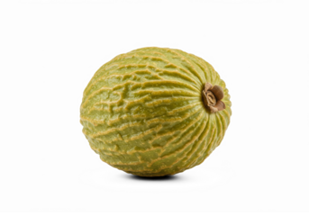 Fresh Green Bael Fruit Isolated on Transparent Background
