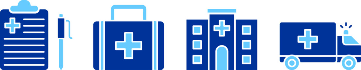 Medical Equipment and Healthcare Icons