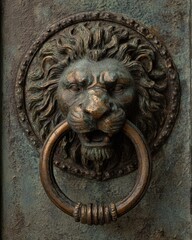 lion door knocker