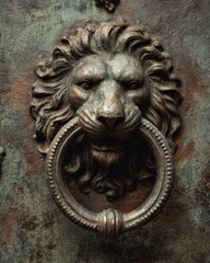 lion door knocker