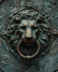 lion door knocker