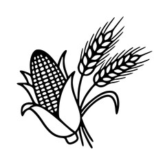 Corn and Wheat Symbol