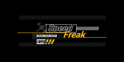 speed freak graphic