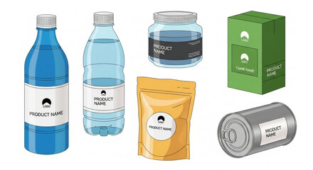 Microphone icon with sound waves on a blue background, representing audio recording, podcasting, voice recognition, or speech therapy