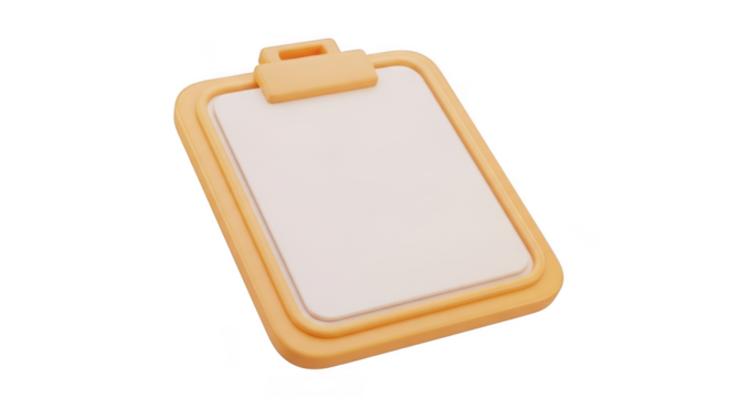 A simple clean and empty clipboard with a blank white paper sheet - Powered by Adobe