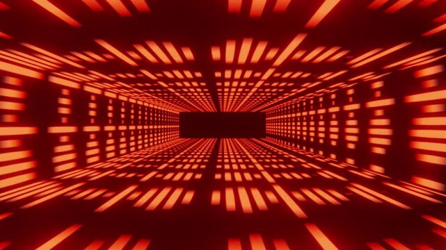 Neon Light Streaks Vortex Swirling Hyperspeed Tunnel Loop