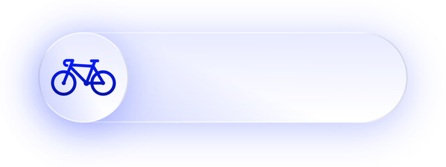 Obraz premium Glowing Bicycle Button