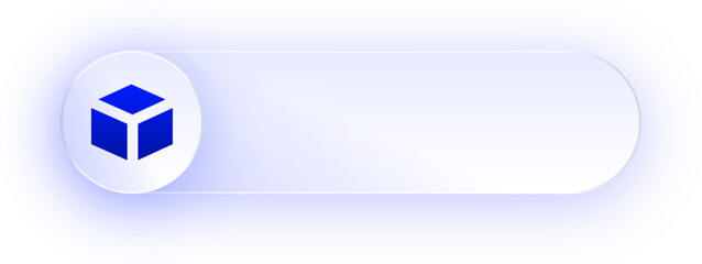 Glowing Cube Box Button