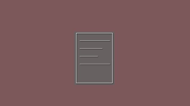 digital checklist animation with interactive UI elements uhd.