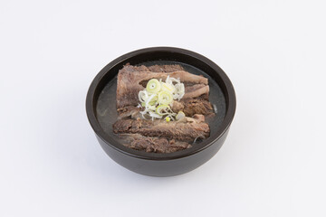 Traditional Korean Beef Short Rib Soup (Galbitang)