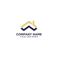 real estate logo design vector