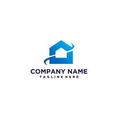real estate logo design vector