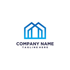 real estate logo design vector