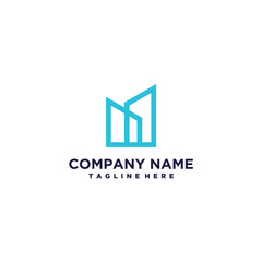 real estate logo design vector