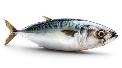 Fresh mackerel fish preparation seafood market food photography bright studio close-up culinary art