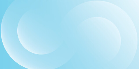 Soft blue abstract background with overlapping transparent circles. vector ilustration.