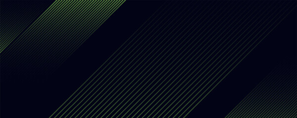 Obraz premium Futuristic abstract background with green arrow-shaped lines on a dark backdrop. Perfect for tech, gaming, esports, and digital interfaces. Modern Trendy design in vector Illustration