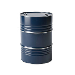 Fuel Oil Barrel Isolated on Transparent Background for Storage and Transportation
