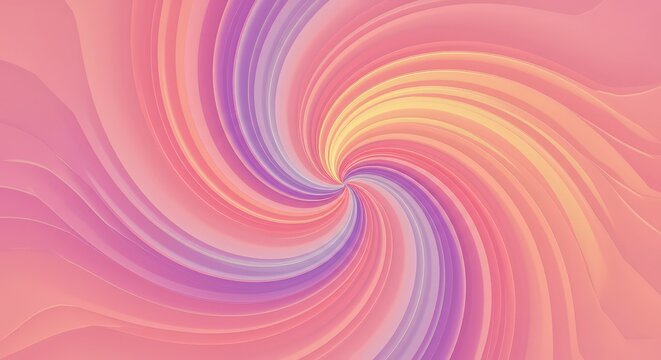 Abstract swirl background colorful spiral design with gradient colors - Powered by Adobe